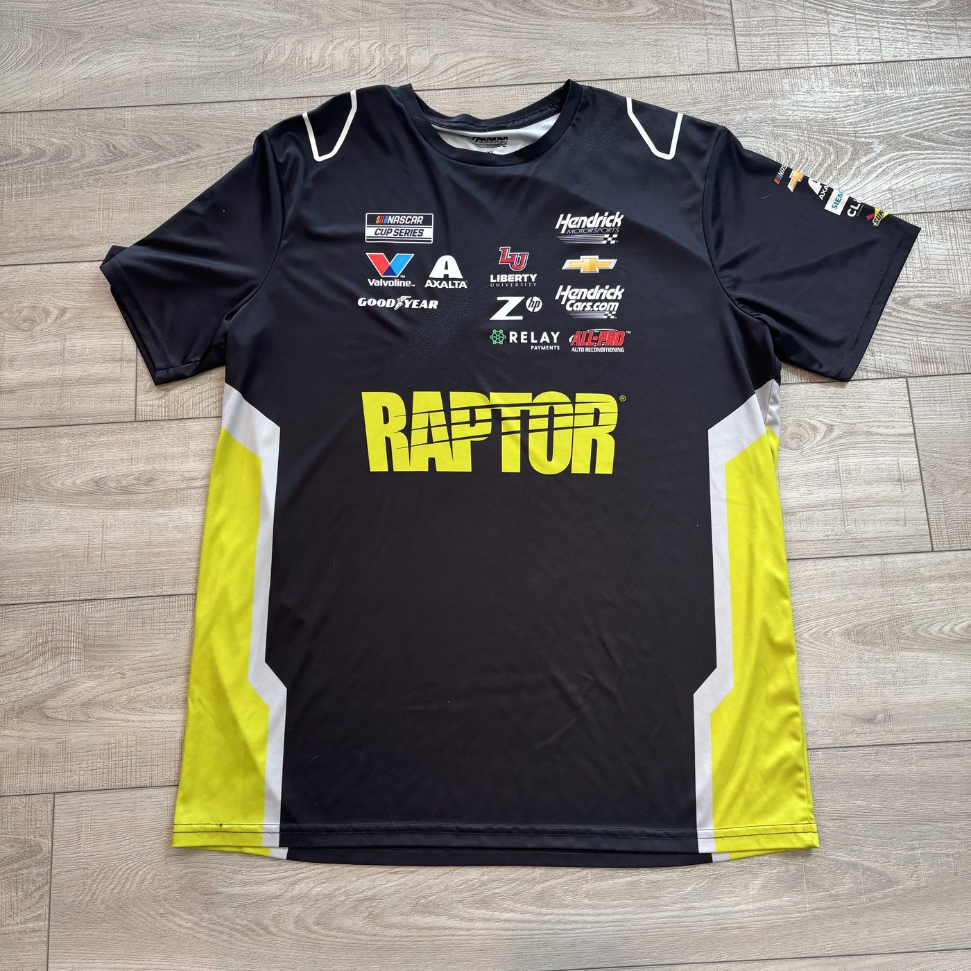 Flip Breakdown: William Byron Raptor NASCAR Crew Jersey